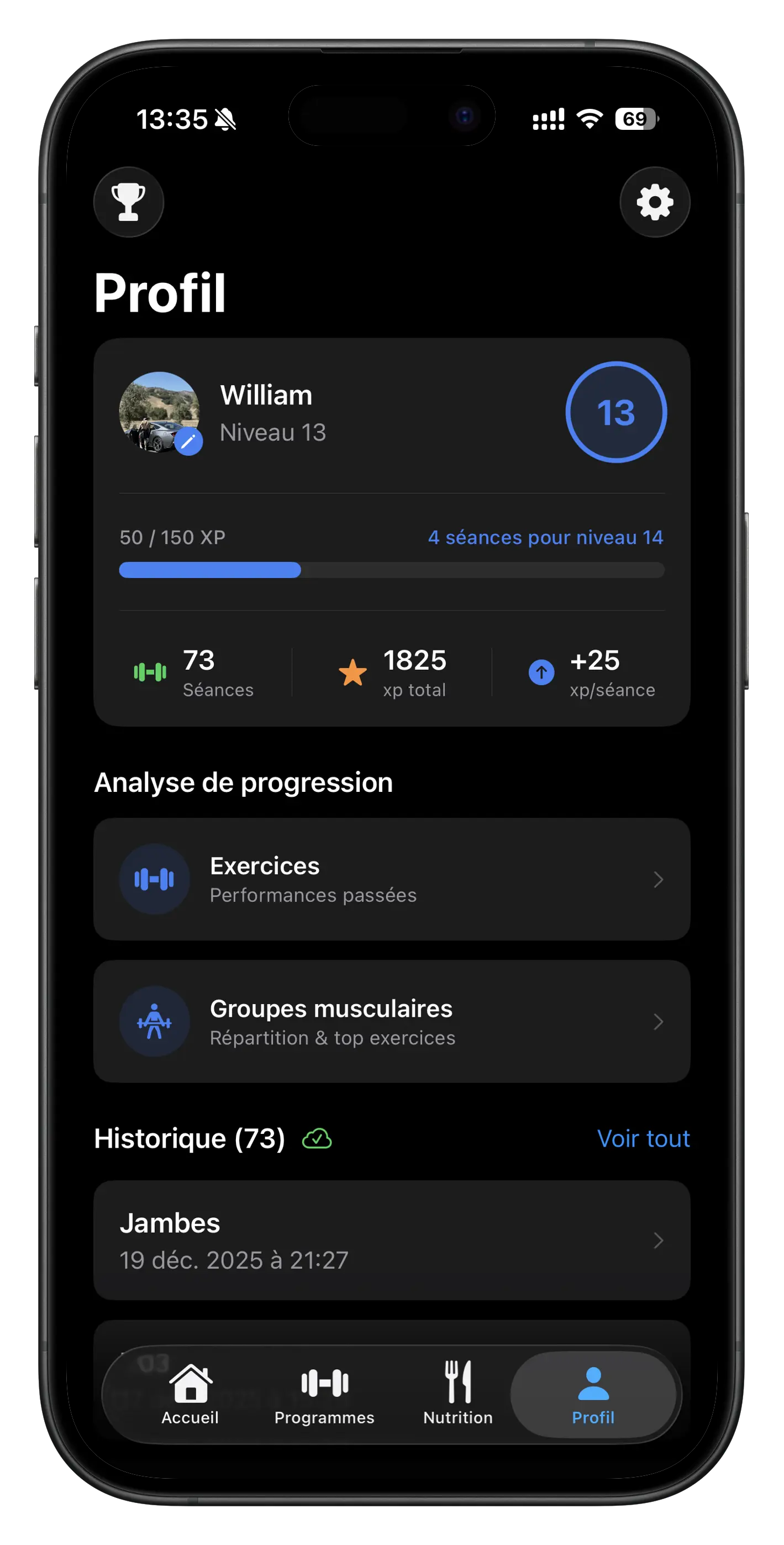Liftify iOS App 4